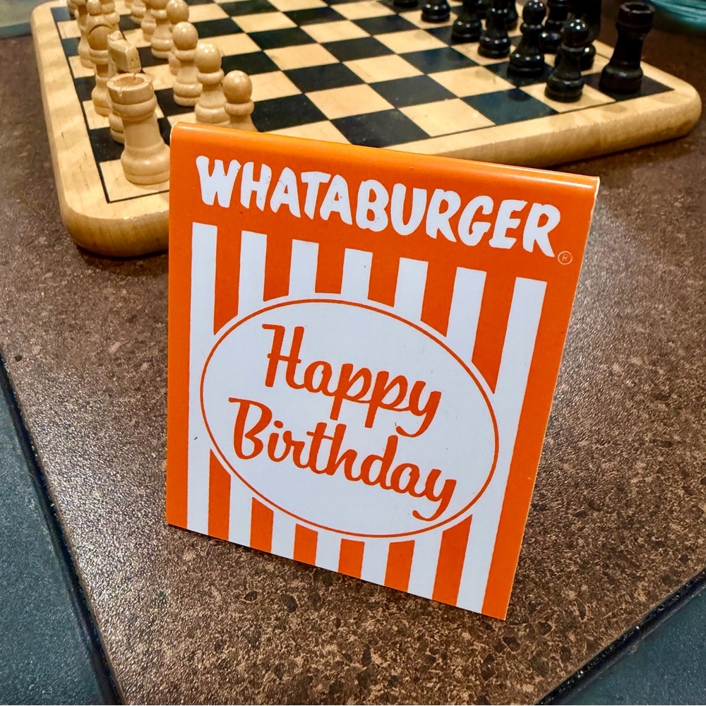 Whataburger Tent ⛺️ HAPPY BIRTHDAY
